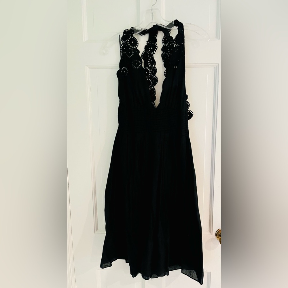 Catherine Malandrino Vintage Black Halter Dress